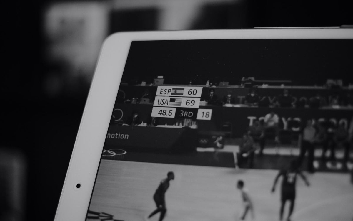Analyse vidéo d'un match sur tablette
